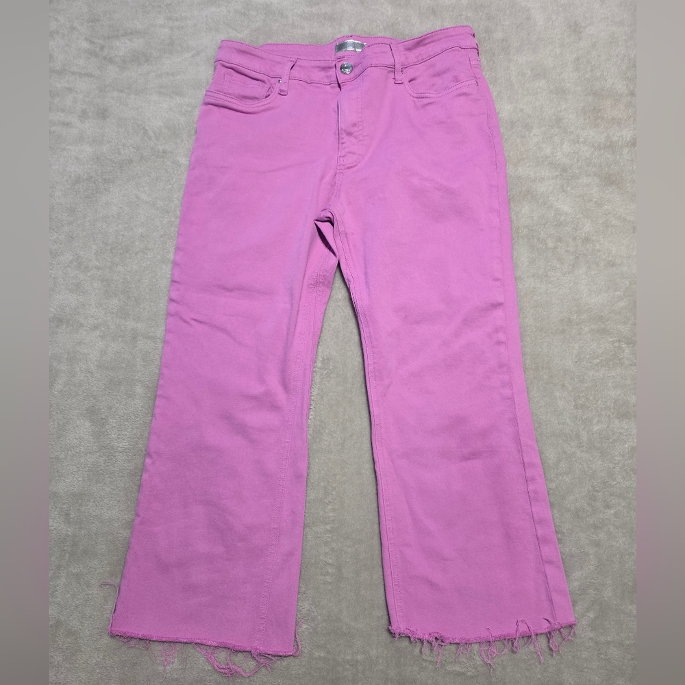 Kut from the Kloth Pink Wide Leg Jeans